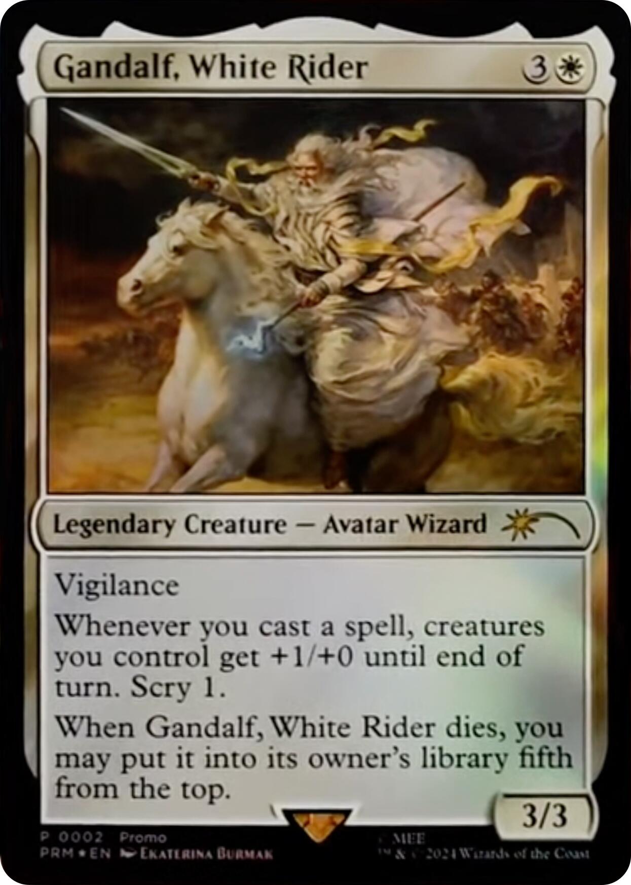 Gandalf, White Rider [Resale Promos] | Gamer Loot