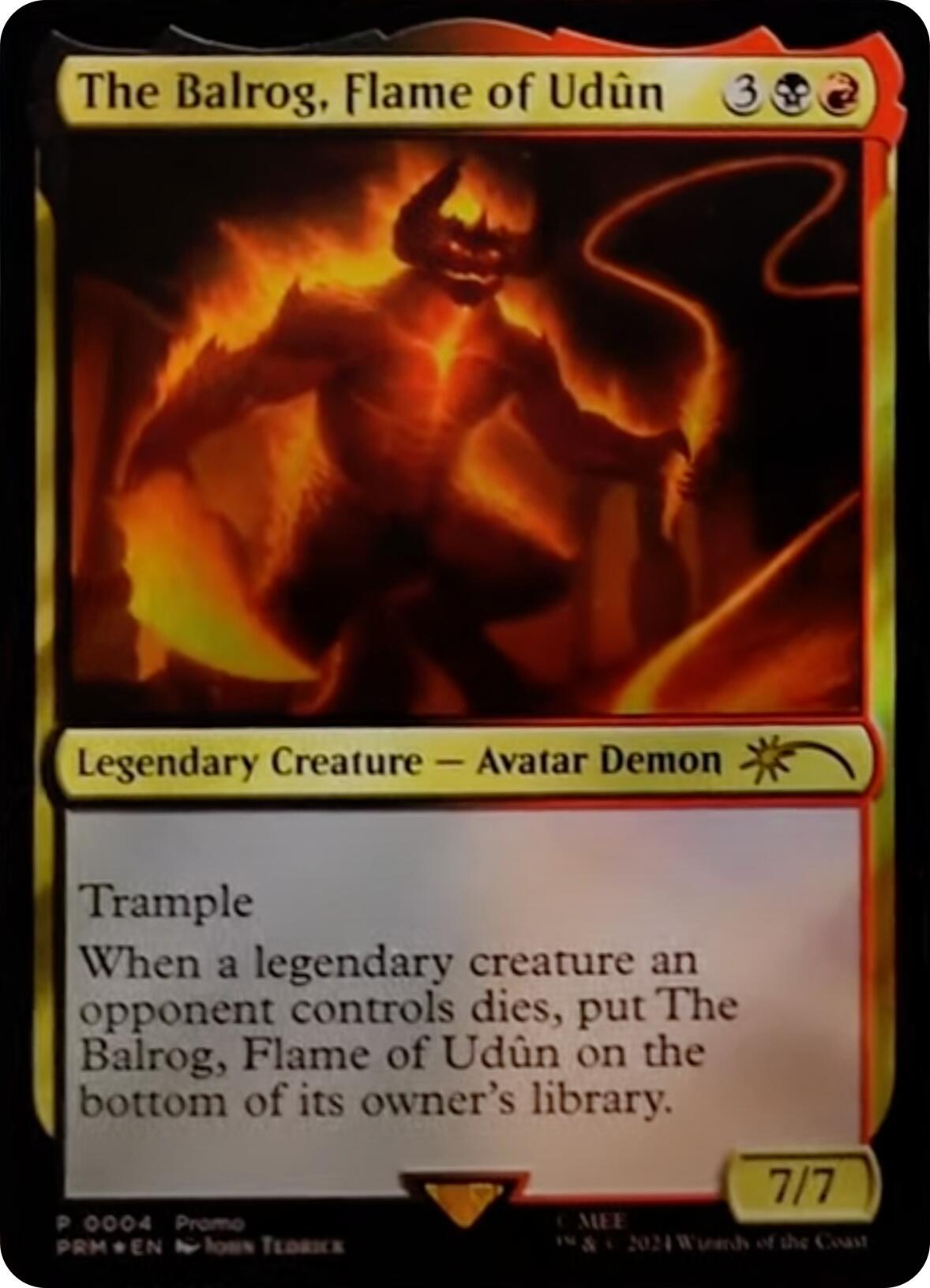 The Balrog, Flame of Udun [Resale Promos] | Gamer Loot