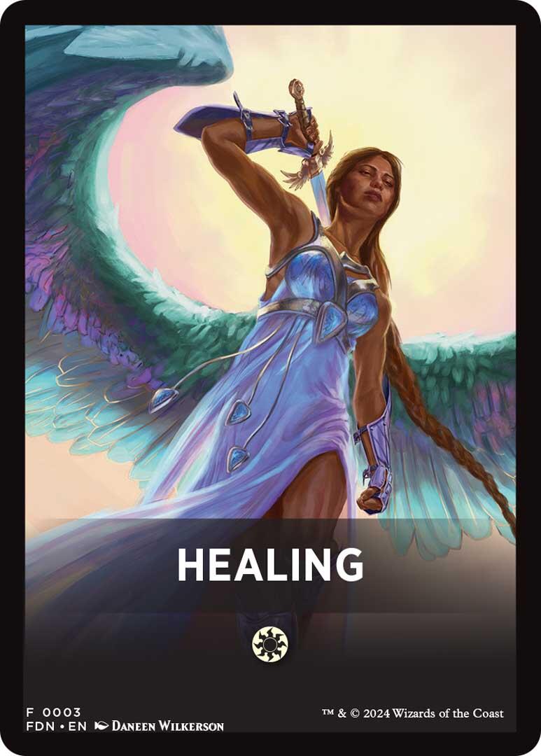 Healing Theme Card [Foundations Tokens] | Gamer Loot