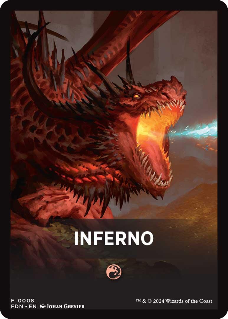 Inferno Theme Card [Foundations Tokens] | Gamer Loot