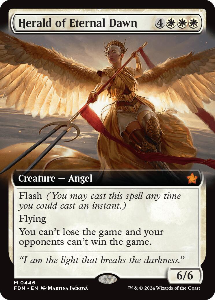 Herald of Eternal Dawn (Extended Art) [Foundations] | Gamer Loot