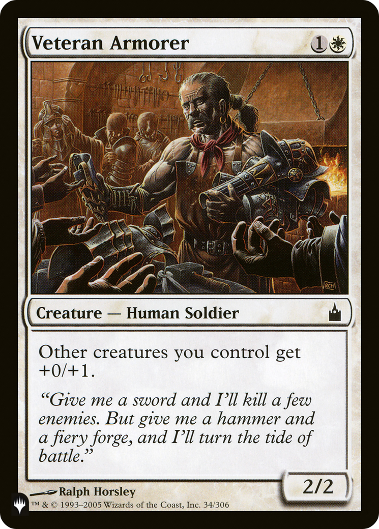 Veteran Armorer [The List Reprints] | Gamer Loot