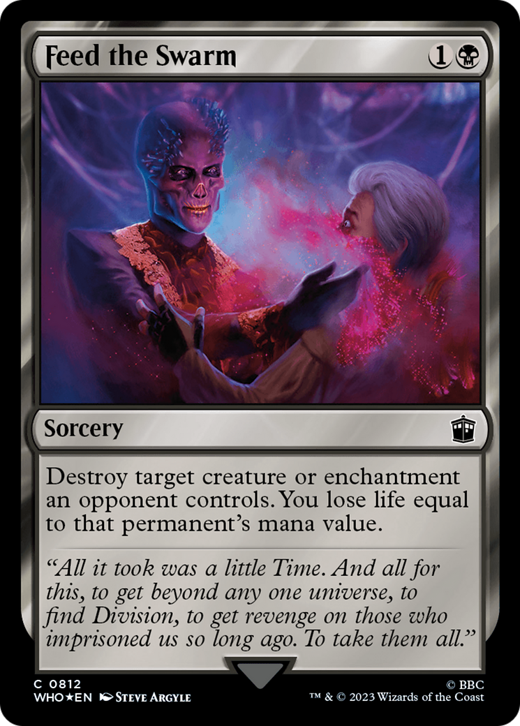 Feed the Swarm (Surge Foil) [Doctor Who] | Gamer Loot