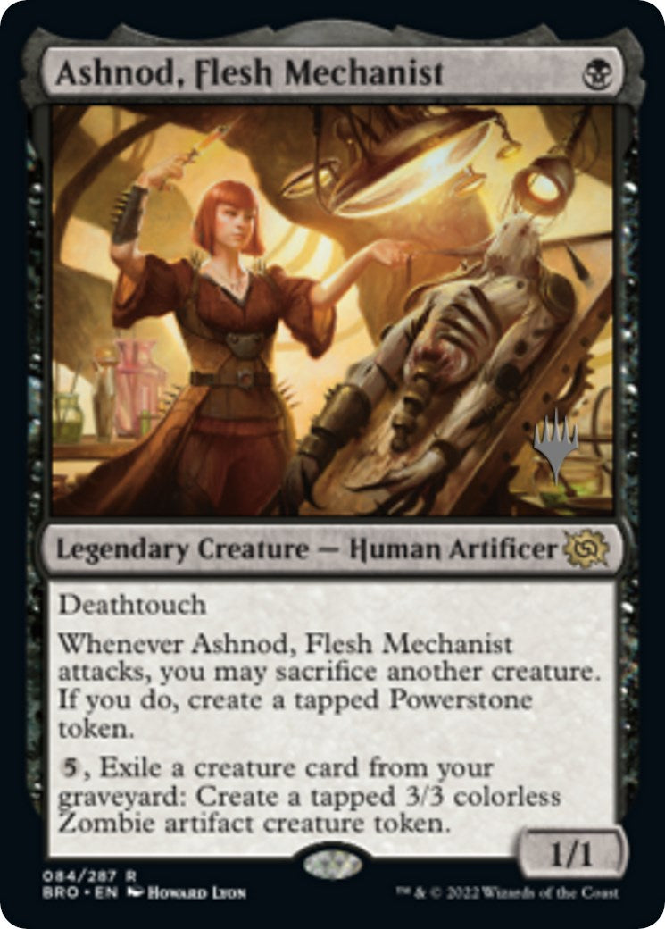 Ashnod, Flesh Mechanist (Promo Pack) [The Brothers' War Promos] | Gamer Loot