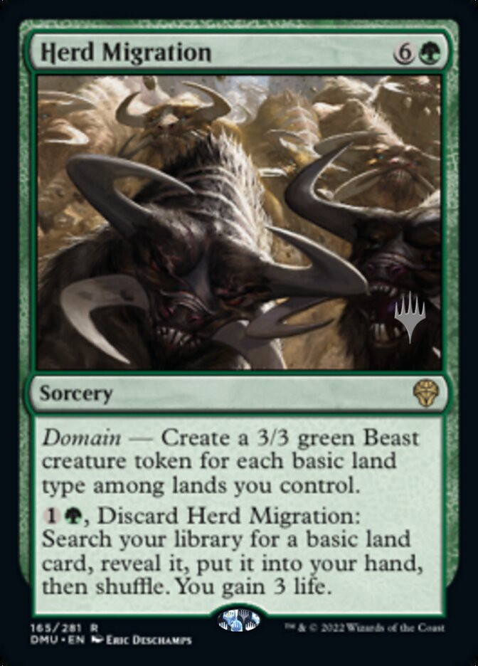 Herd Migration (Promo Pack) [Dominaria United Promos] | Gamer Loot
