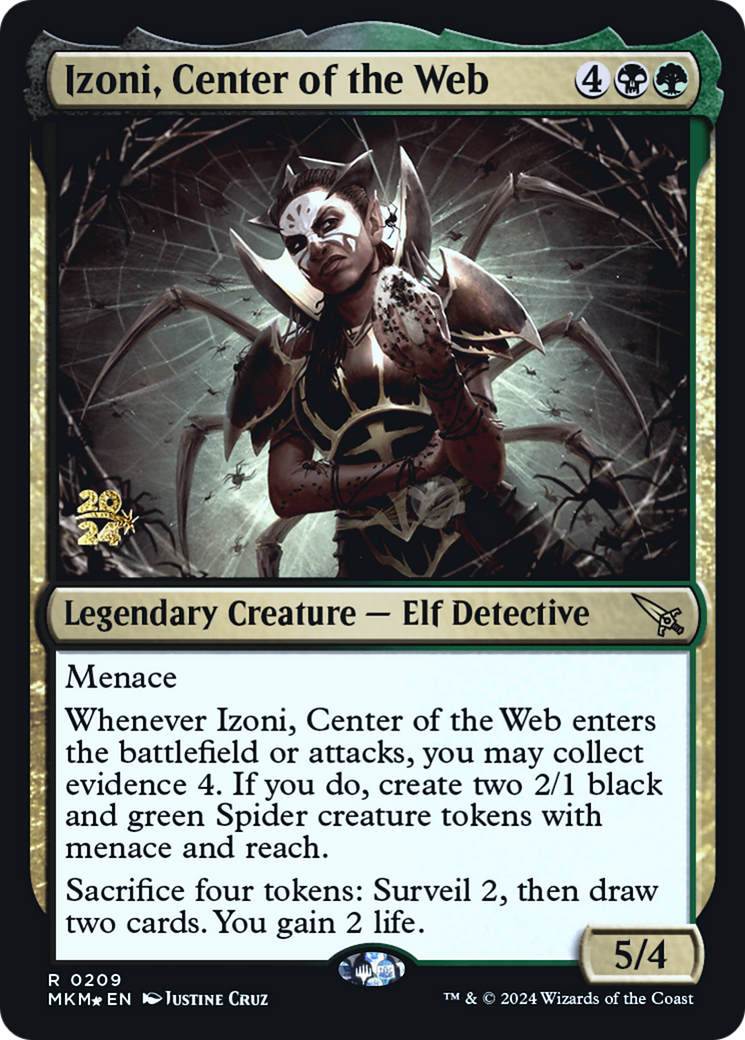 Izoni, Center of the Web [Murders at Karlov Manor Prerelease Promos] | Gamer Loot