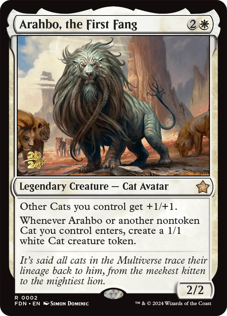 Arahbo, the First Fang [Foundations Prerelease Promos] | Gamer Loot