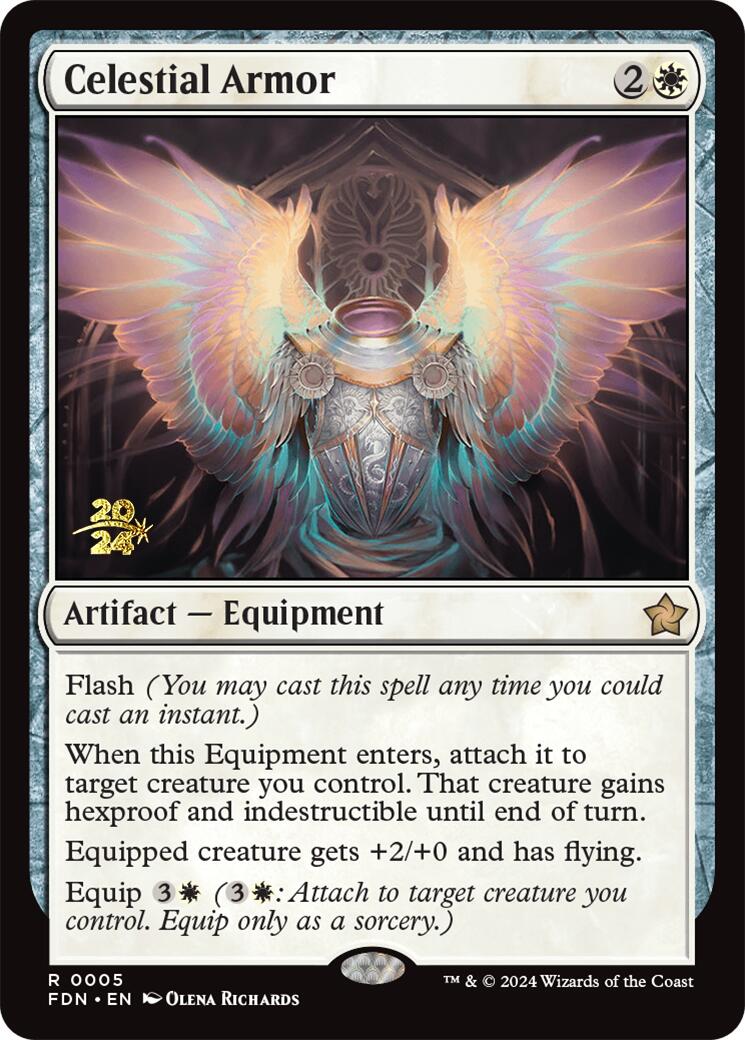 Celestial Armor [Foundations Prerelease Promos] | Gamer Loot