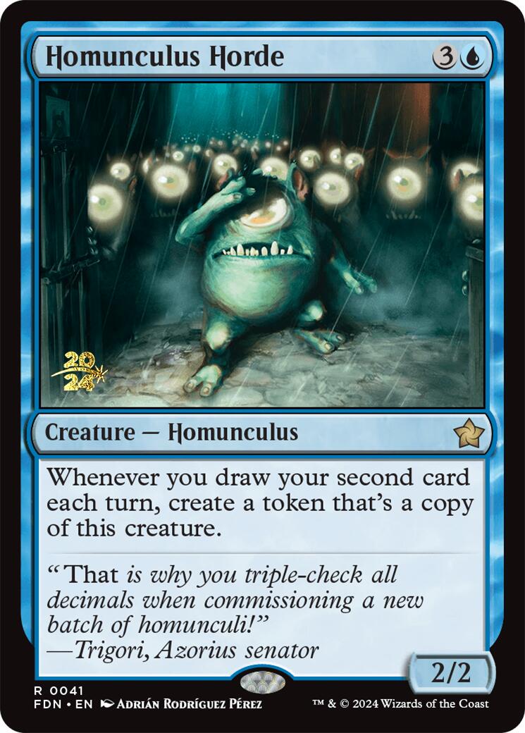 Homunculus Horde [Foundations Prerelease Promos] | Gamer Loot