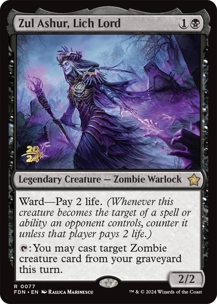 Zul Ashur, Lich Lord [Foundations Prerelease Promos] | Gamer Loot