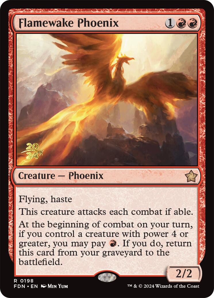 Flamewake Phoenix [Foundations Prerelease Promos] | Gamer Loot