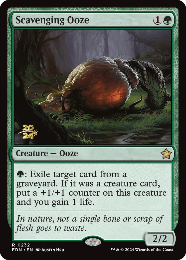 Scavenging Ooze [Foundations Prerelease Promos] | Gamer Loot