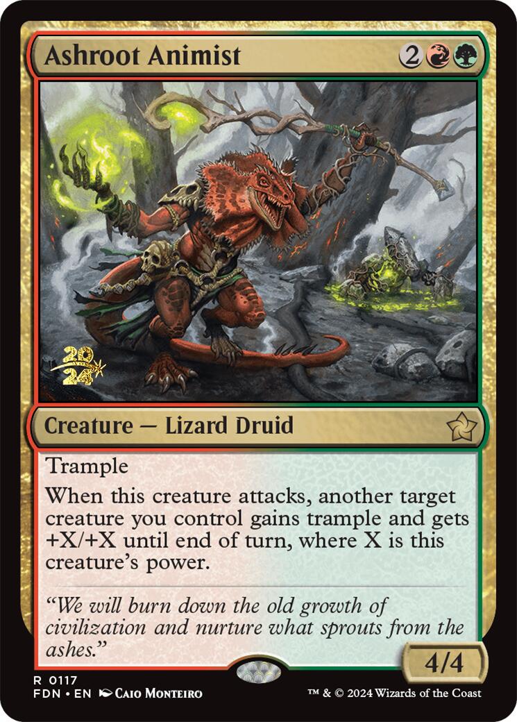 Ashroot Animist [Foundations Prerelease Promos] | Gamer Loot