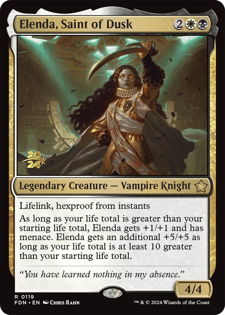 Elenda, Saint of Dusk [Foundations Prerelease Promos] | Gamer Loot