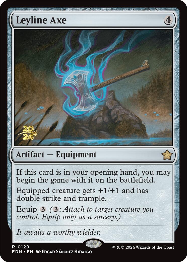 Leyline Axe [Foundations Prerelease Promos] | Gamer Loot