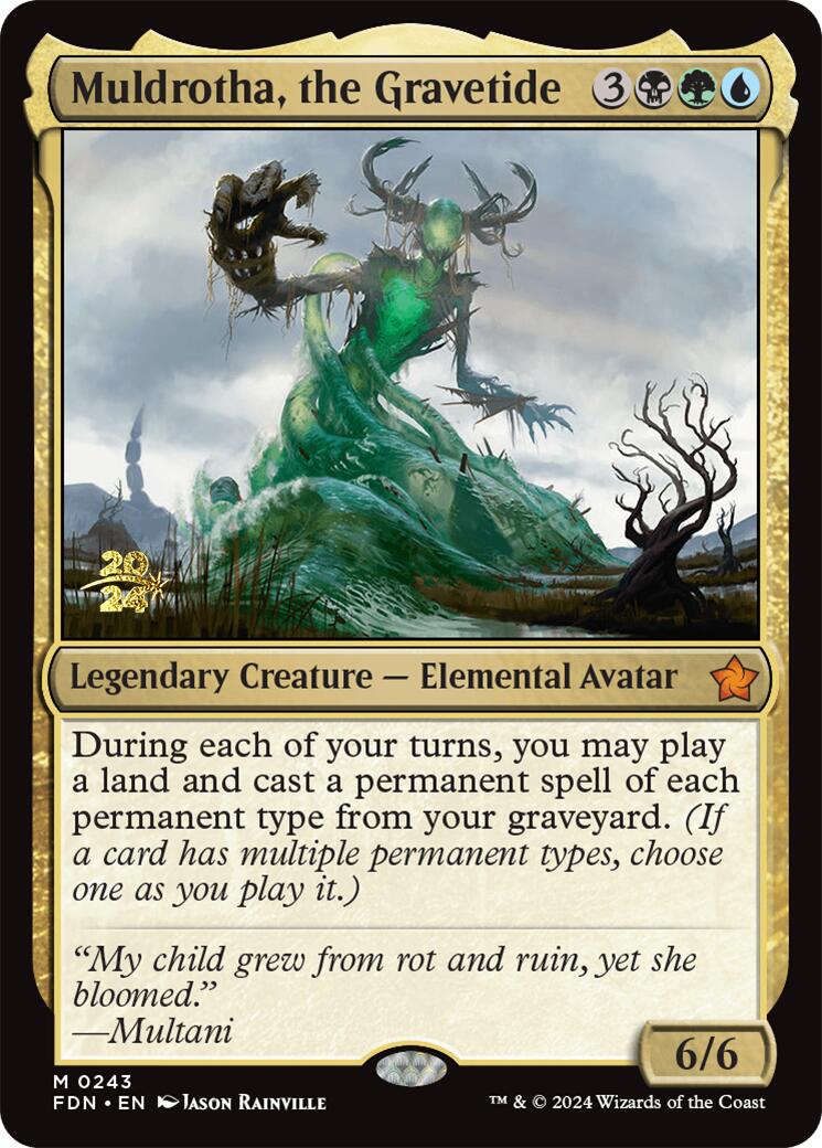 Muldrotha, the Gravetide [Foundations Prerelease Promos] | Gamer Loot