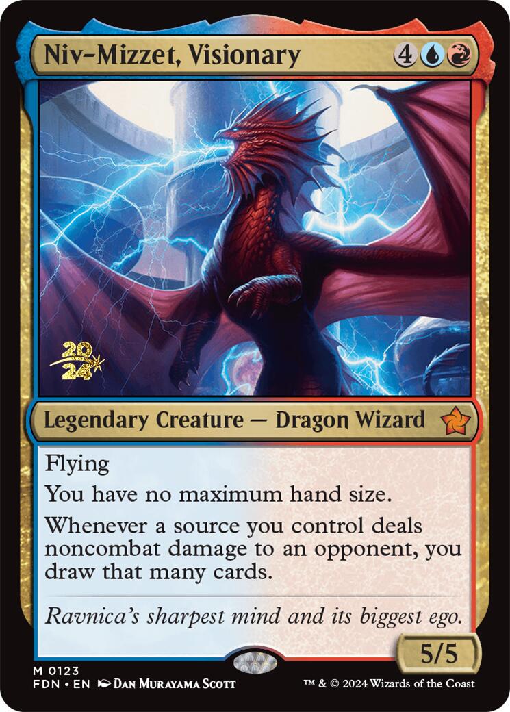 Niv-Mizzet, Visionary [Foundations Prerelease Promos] | Gamer Loot