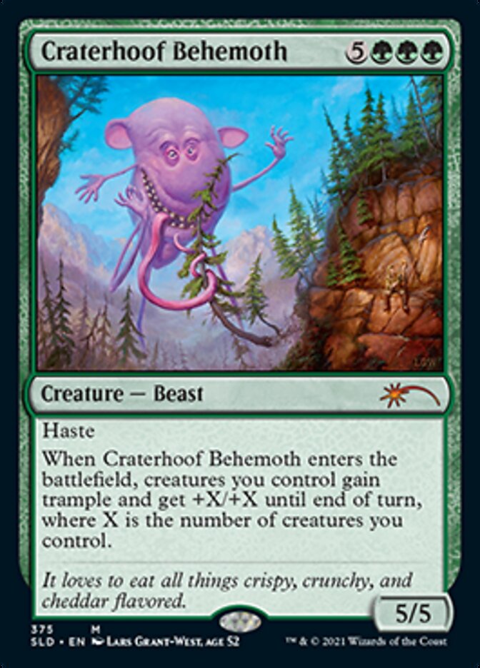 Craterhoof Behemoth (375) [Secret Lair Drop Series] | Gamer Loot