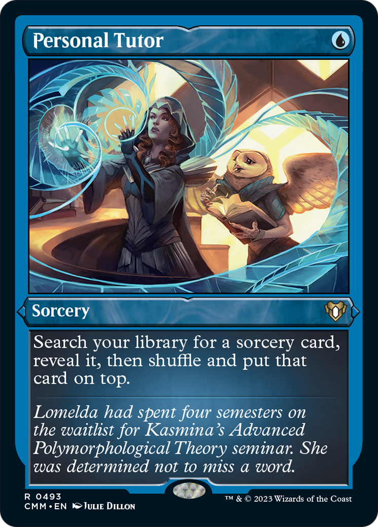 Personal Tutor (Foil Etched) [Commander Masters] | Gamer Loot
