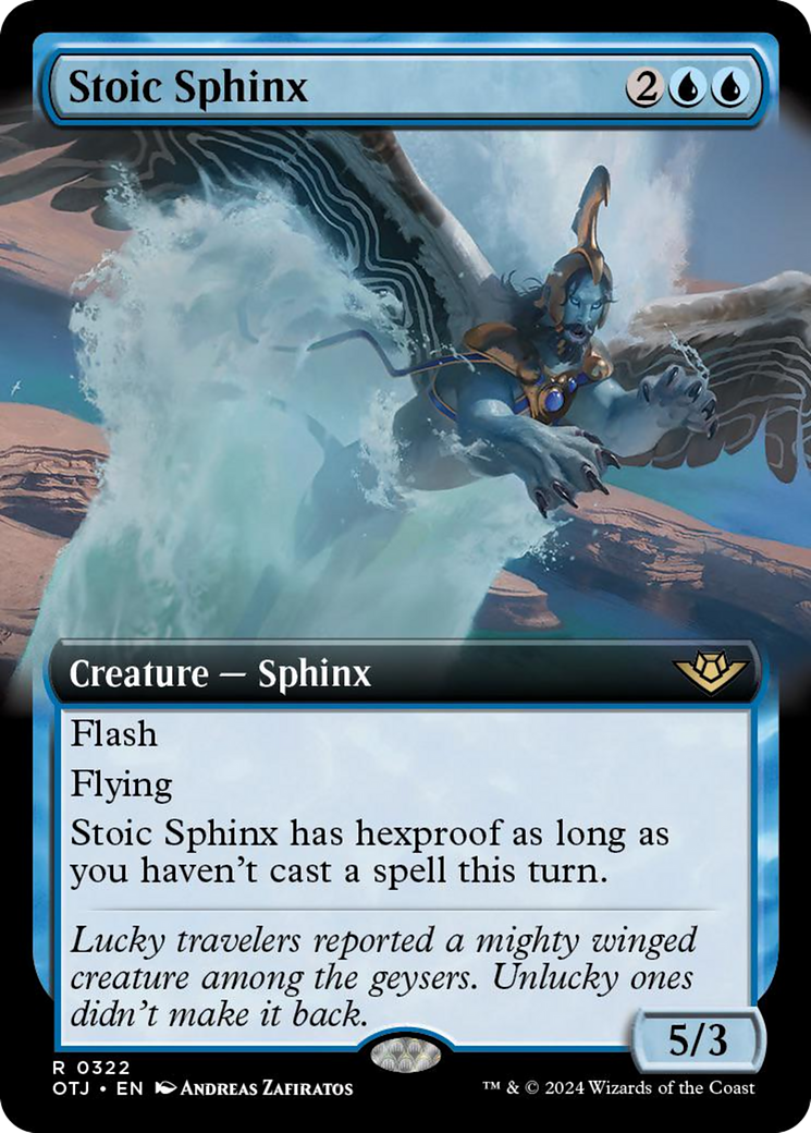 Stoic Sphinx (Extended Art) [Outlaws of Thunder Junction] | Gamer Loot