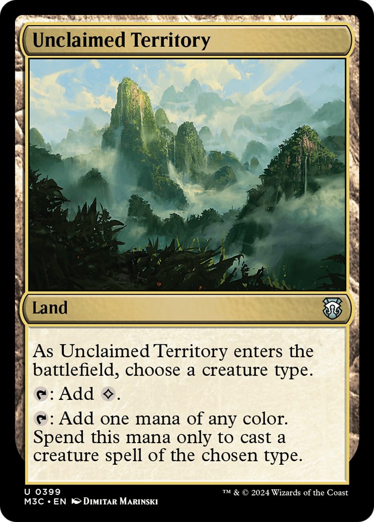 Unclaimed Territory (Ripple Foil) [Modern Horizons 3 Commander] | Gamer Loot