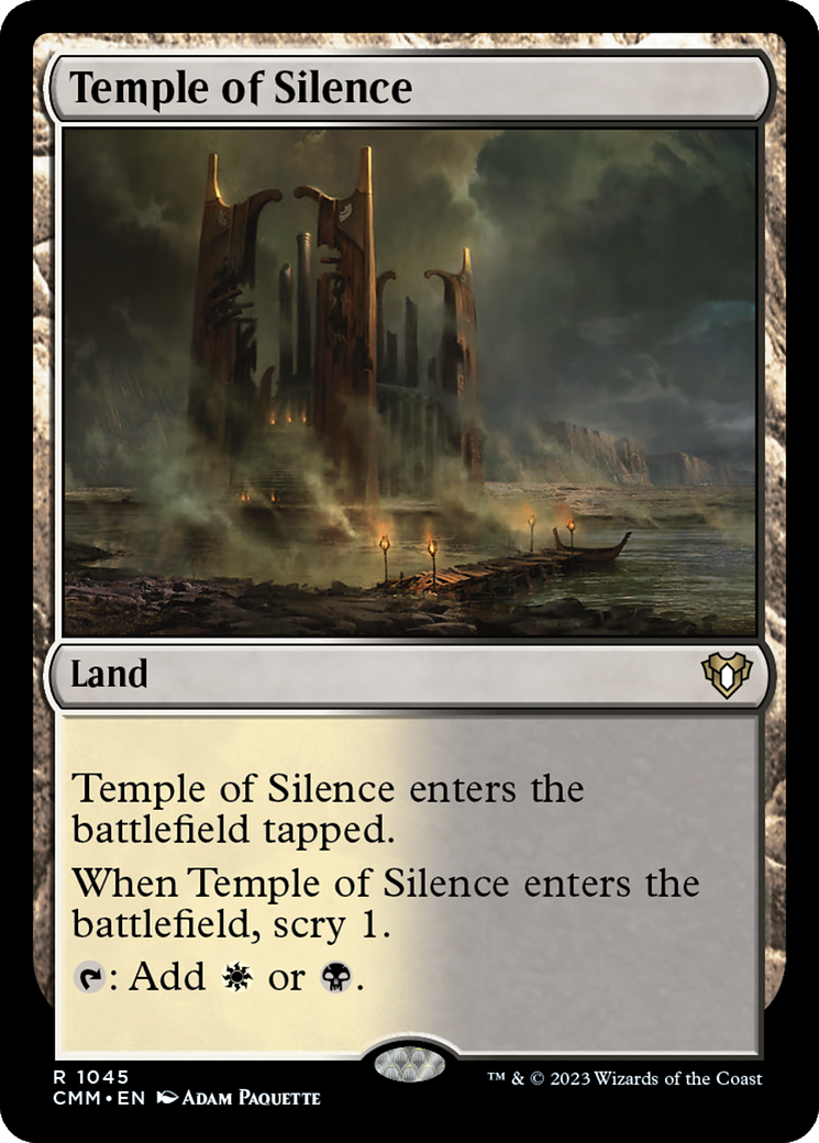 Temple of Silence [Commander Masters] | Gamer Loot