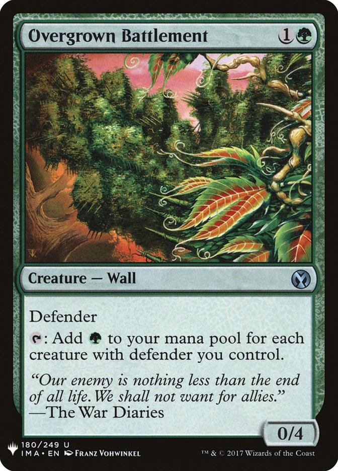 Overgrown Battlement [Mystery Booster] | Gamer Loot