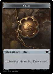 Clue // Construct (0041) Double-Sided Token [Commander Masters Tokens] | Gamer Loot