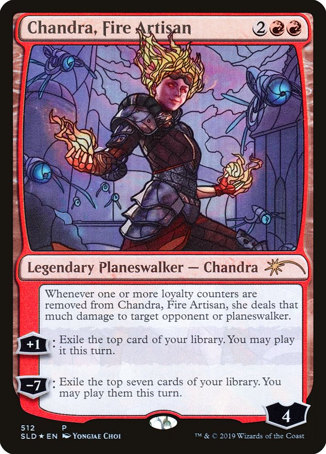 Chandra, Fire Artisan (Stained Glass) [Secret Lair Drop Promos] | Gamer Loot