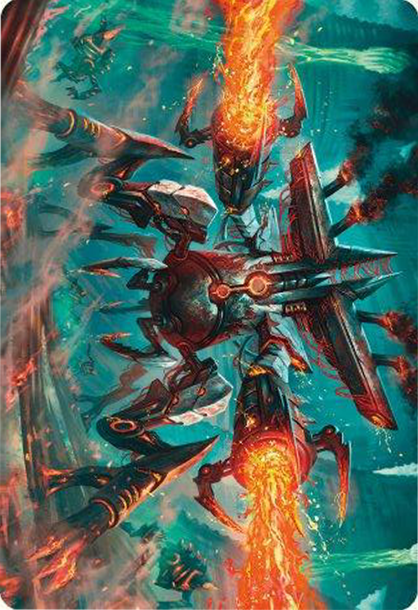 Exterminator Magmarch Art Card [Modern Horizons 3 Art Series] | Gamer Loot