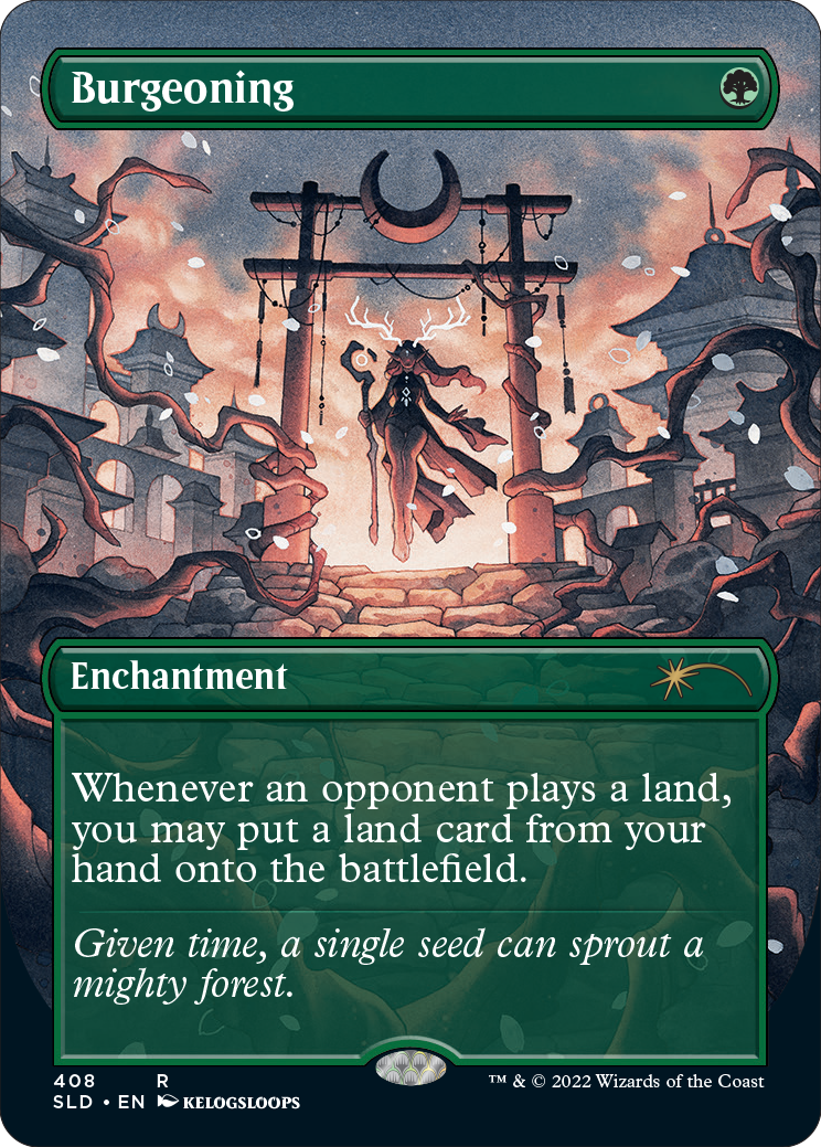 Burgeoning (Borderless) [Secret Lair Drop Series] | Gamer Loot