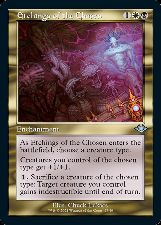 Etchings of the Chosen (Retro Foil Etched) [Modern Horizons] | Gamer Loot