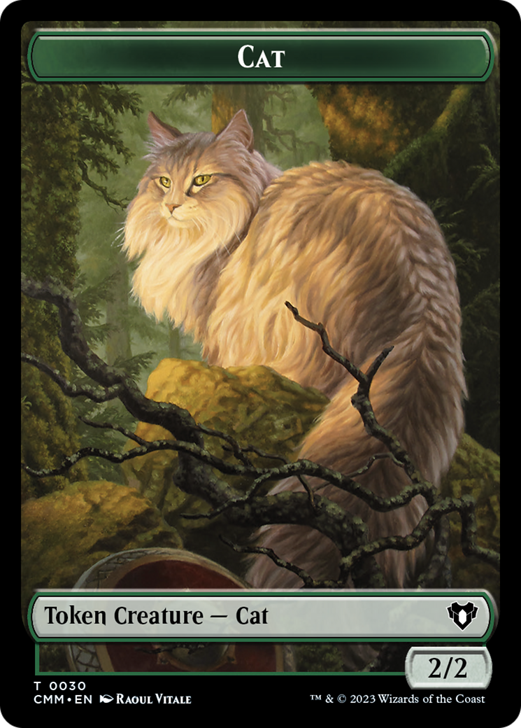 Cat Token (30) [Commander Masters Tokens] | Gamer Loot