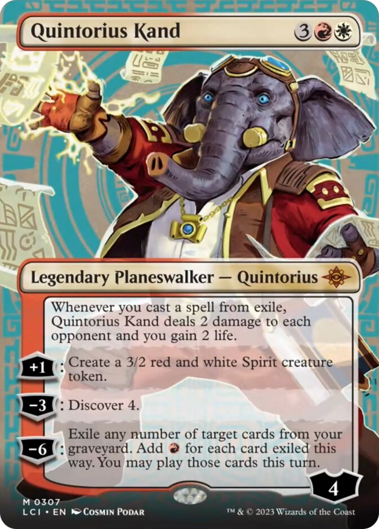 Quintorius Kand (0307) (Borderless) [The Lost Caverns of Ixalan] | Gamer Loot