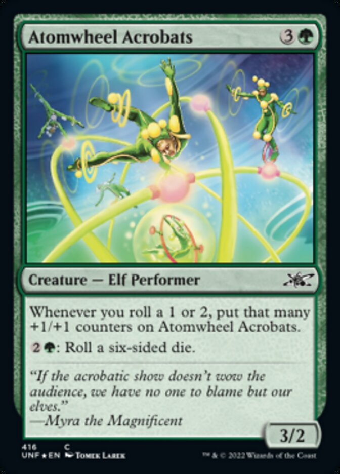 Atomwheel Acrobats (Galaxy Foil) [Unfinity] | Gamer Loot