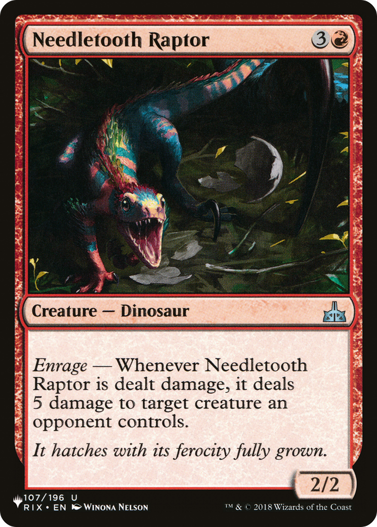 Needletooth Raptor [The List Reprints] | Gamer Loot