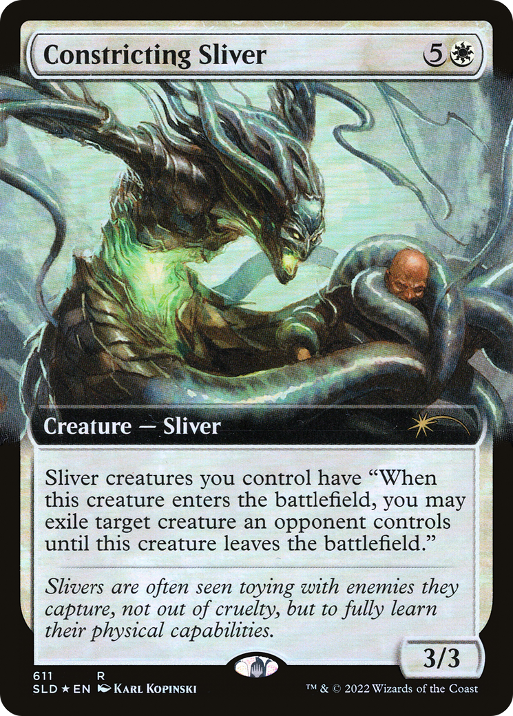 Constricting Sliver (Extended Art) [Secret Lair Drop Promos] | Gamer Loot