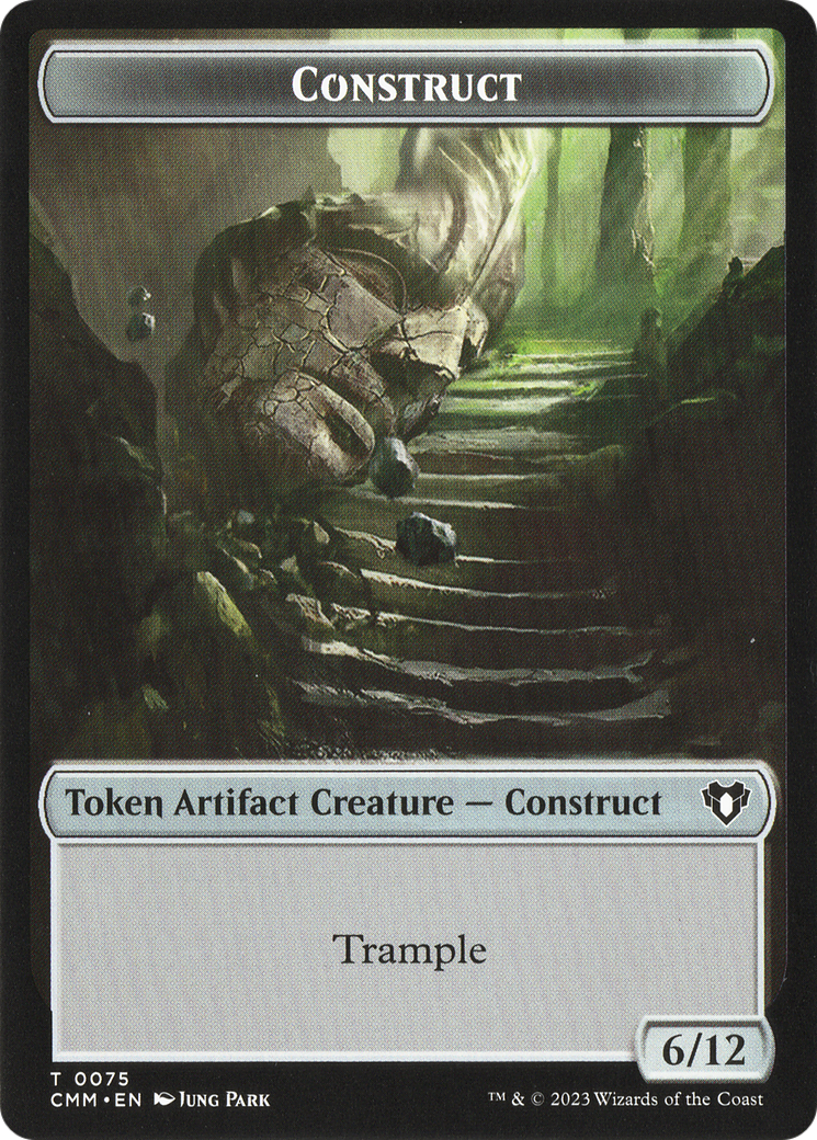 City's Blessing // Construct (0075) Double-Sided Token [Commander Masters Tokens] | Gamer Loot