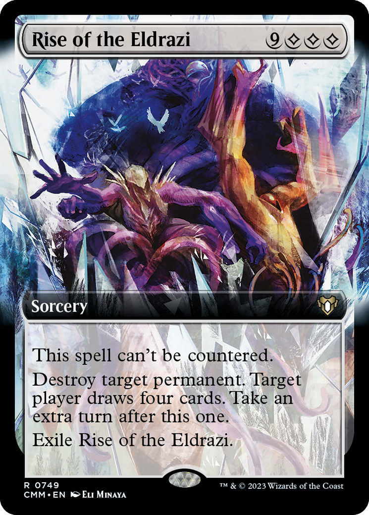 Rise of the Eldrazi (Extended Art) [Commander Masters] | Gamer Loot