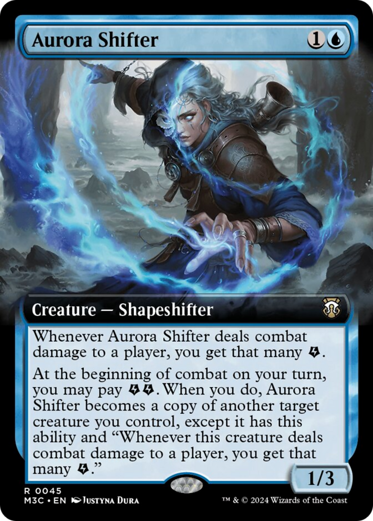 Aurora Shifter (Extended Art) (Ripple Foil) [Modern Horizons 3 Commander] | Gamer Loot