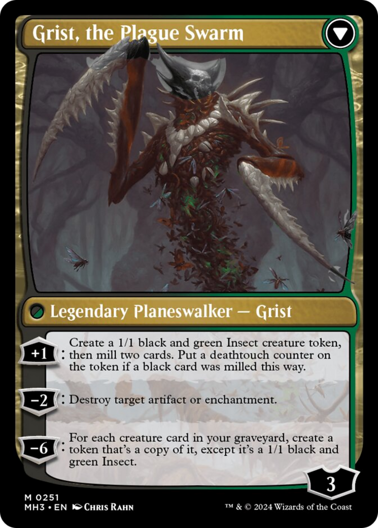 Grist, Voracious Larva // Grist, the Plague Swarm [Modern Horizons 3] | Gamer Loot