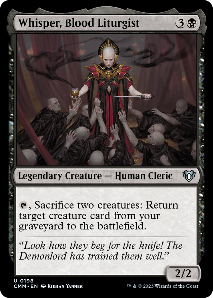 Whisper, Blood Liturgist [Commander Masters] | Gamer Loot