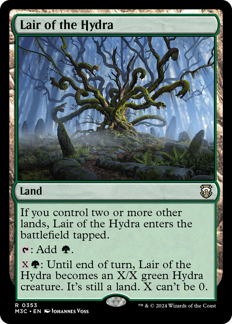 Lair of the Hydra (Ripple Foil) [Modern Horizons 3 Commander] | Gamer Loot