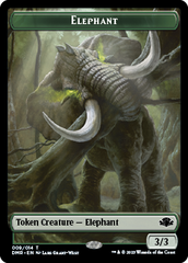 Elephant // Griffin Double-Sided Token [Dominaria Remastered Tokens] | Gamer Loot