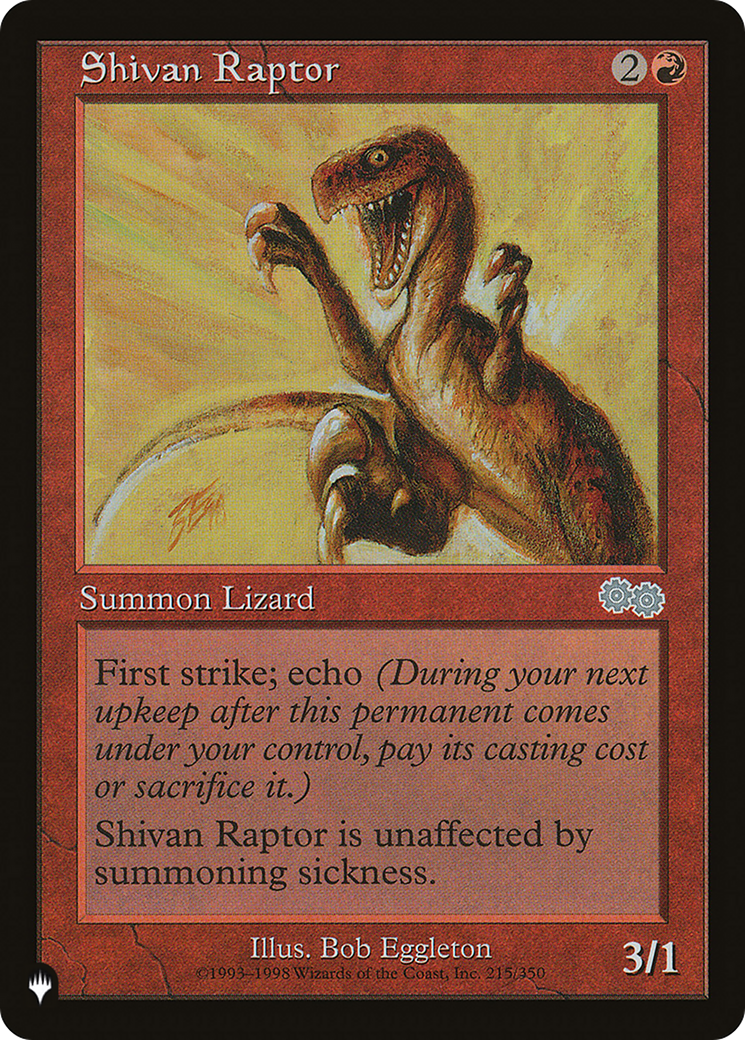 Shivan Raptor [The List Reprints] | Gamer Loot