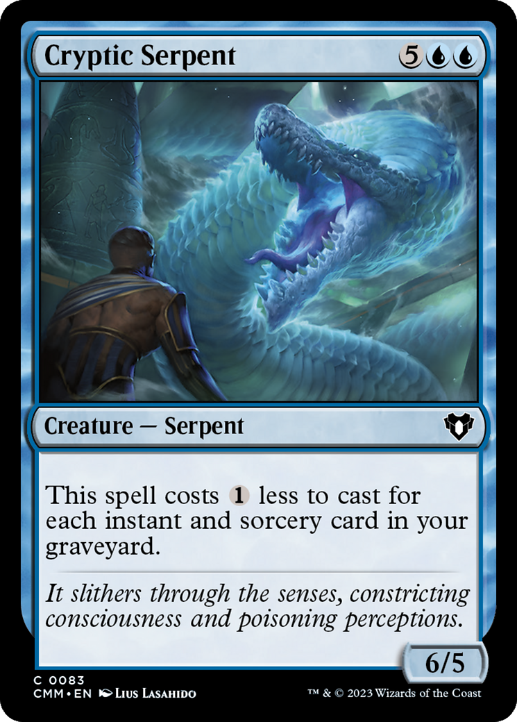 Cryptic Serpent [Commander Masters] | Gamer Loot