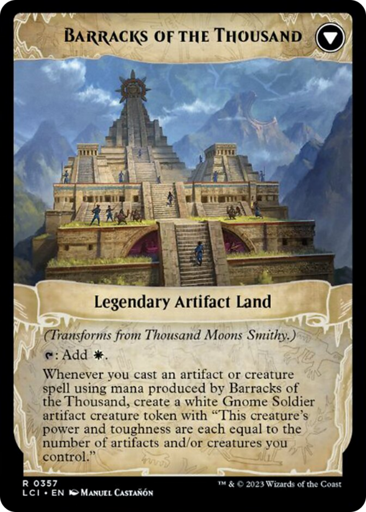 Thousand Moons Smithy // Barracks of the Thounsand [The Lost Caverns of Ixalan] | Gamer Loot