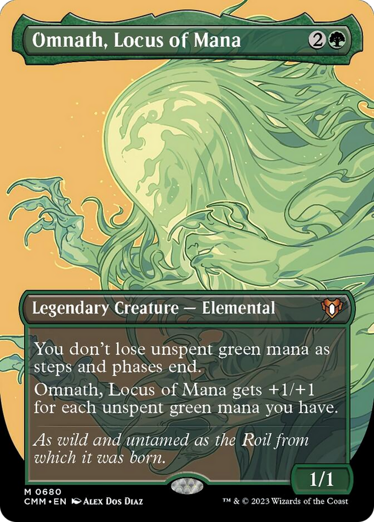 Omnath, Locus of Mana (Borderless Profile) [Commander Masters] | Gamer Loot