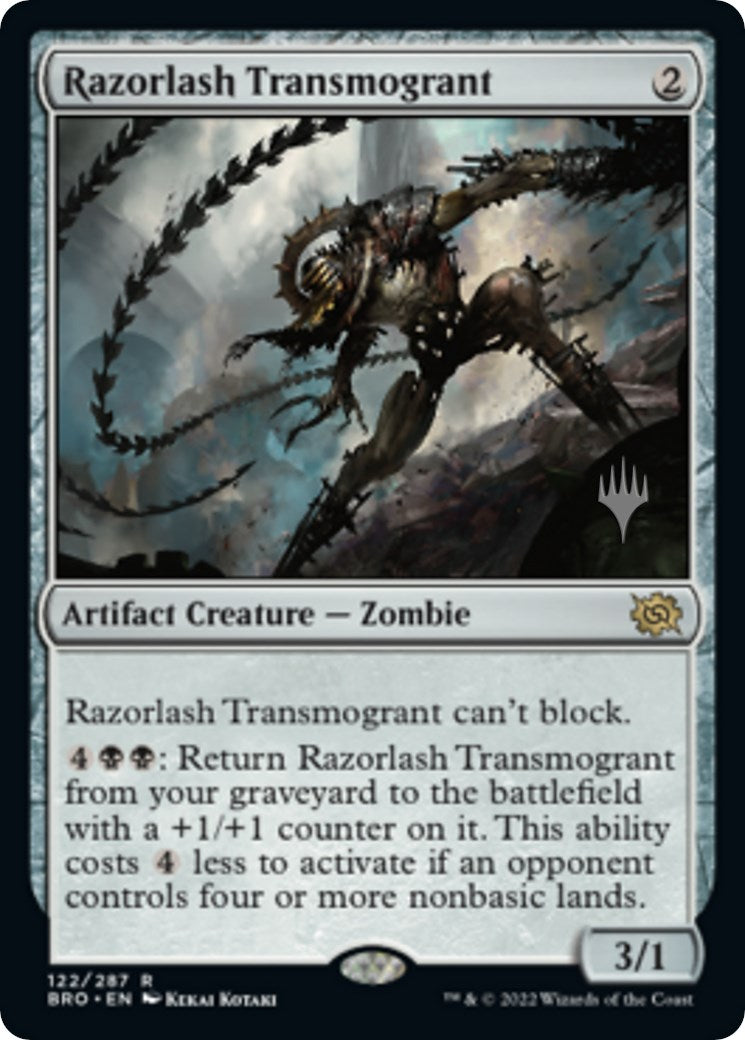 Razorlash Transmogrant (Promo Pack) [The Brothers' War Promos] | Gamer Loot