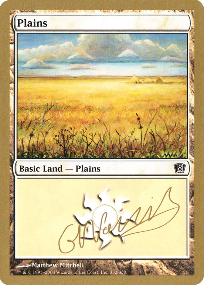 Plains (gn332) (Gabriel Nassif) [World Championship Decks 2004] | Gamer Loot